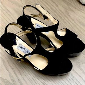 Jimmy Choo Platform wedge heel, great condition.